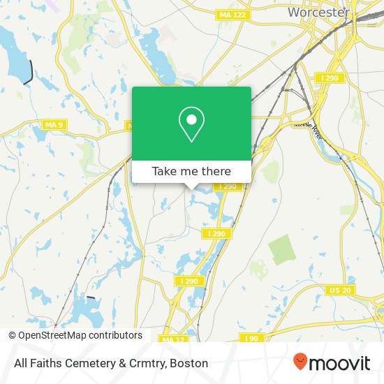 All Faiths Cemetery & Crmtry map