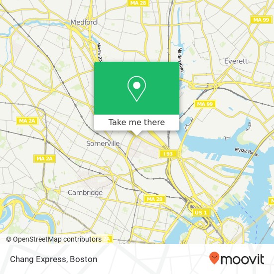 Chang Express map