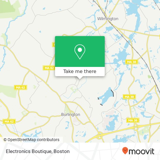 Mapa de Electronics Boutique