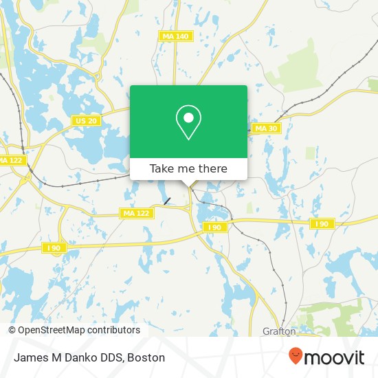 James M Danko DDS map