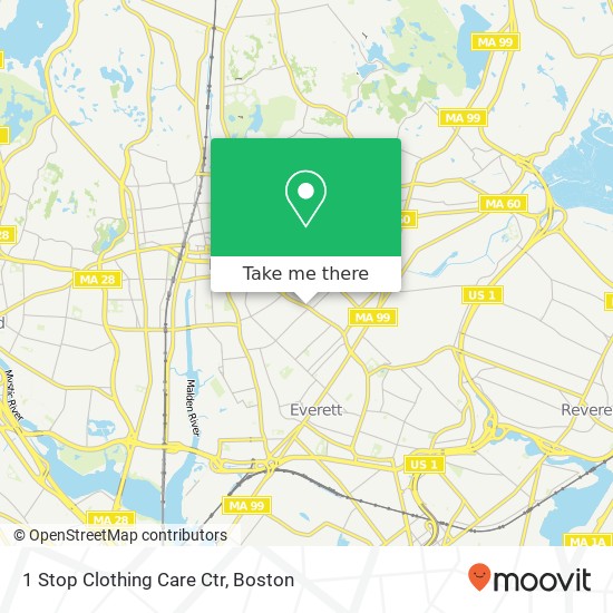 1 Stop Clothing Care Ctr map