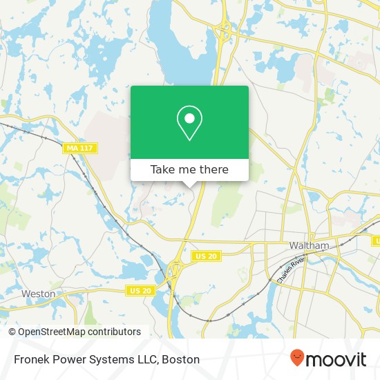 Mapa de Fronek Power Systems LLC