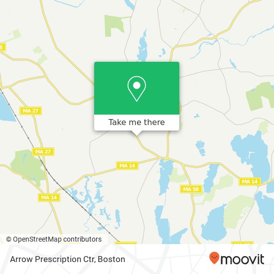 Arrow Prescription Ctr map