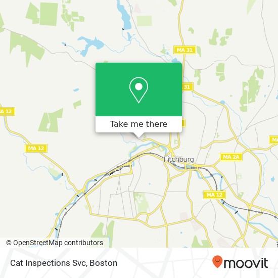 Cat Inspections Svc map