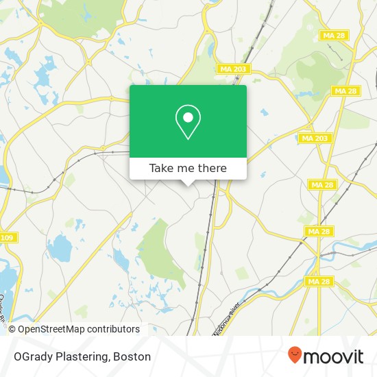 OGrady Plastering map