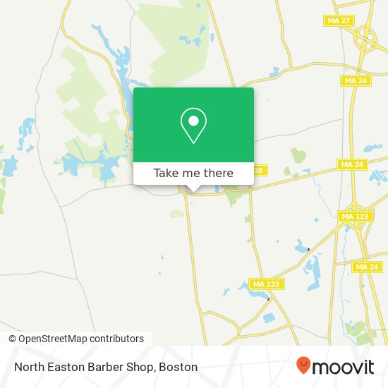 Mapa de North Easton Barber Shop