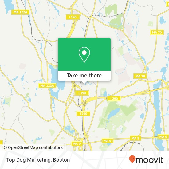 Top Dog Marketing map