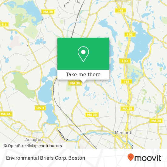 Environmental Briefs Corp map