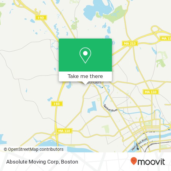 Mapa de Absolute Moving Corp