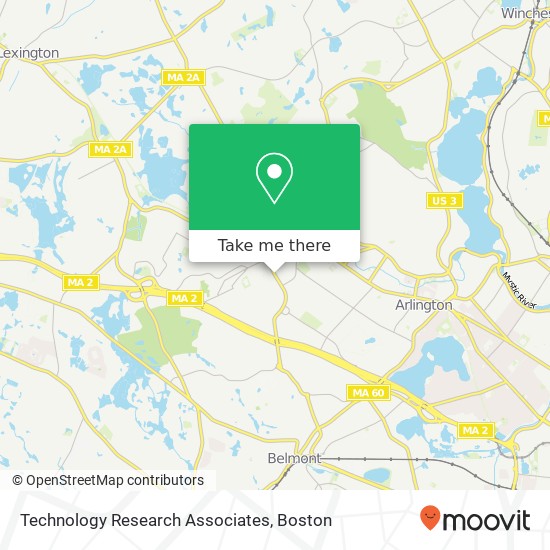 Mapa de Technology Research Associates