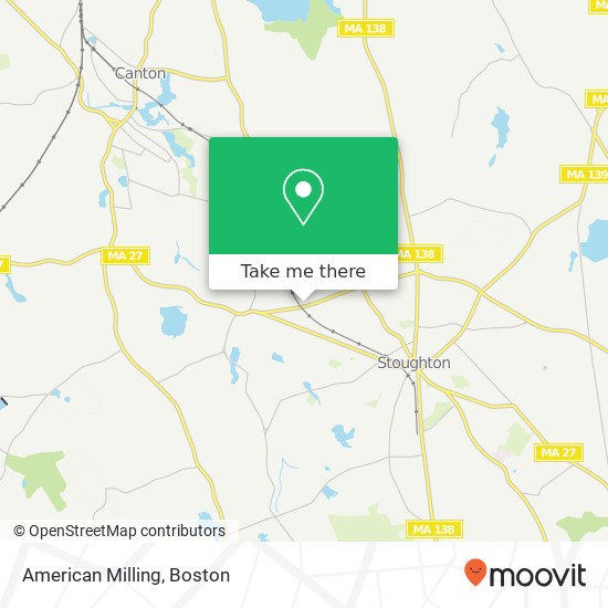 American Milling map