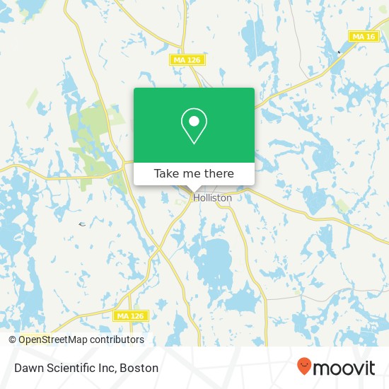 Dawn Scientific Inc map