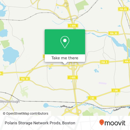 Polaris Storage Network Prods map