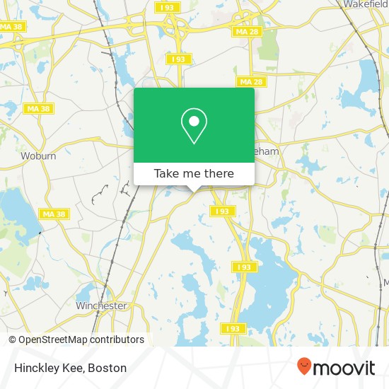 Hinckley Kee map