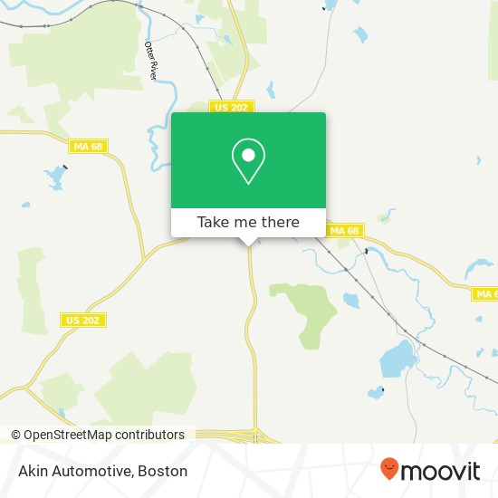 Akin Automotive map