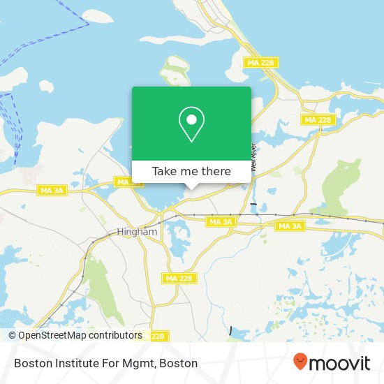 Mapa de Boston Institute For Mgmt