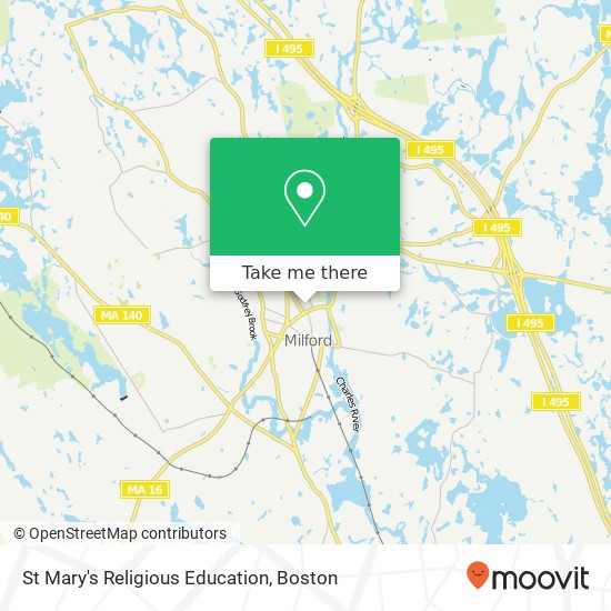 Mapa de St Mary's Religious Education