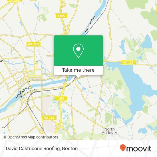 David Castricone Roofing map