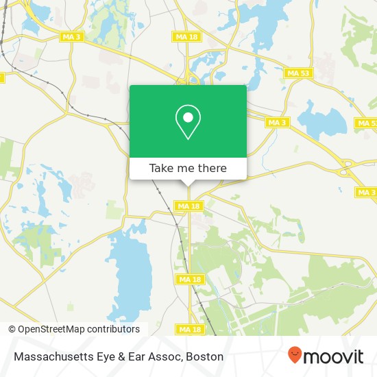 Massachusetts Eye & Ear Assoc map