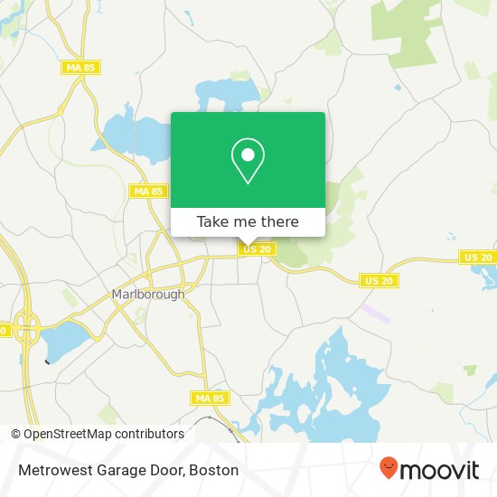 Mapa de Metrowest Garage Door