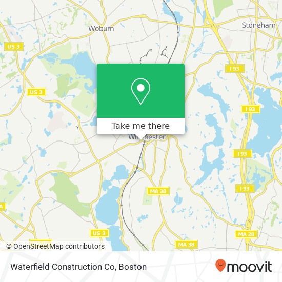 Waterfield Construction Co map