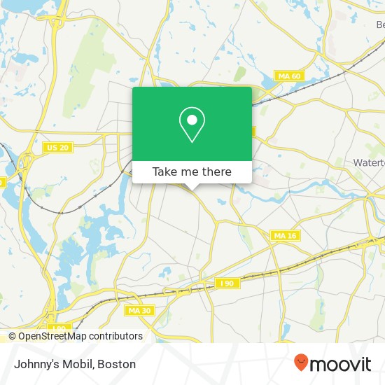 Johnny's Mobil map
