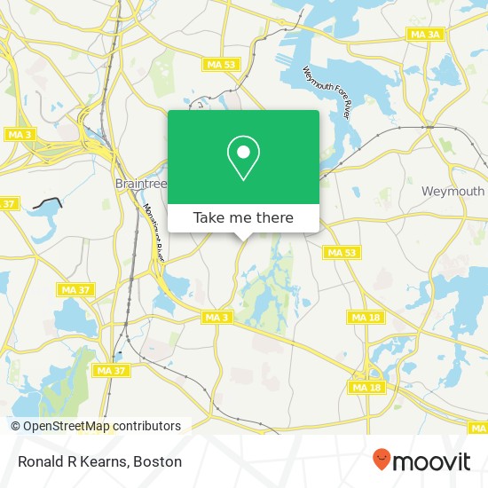 Ronald R Kearns map