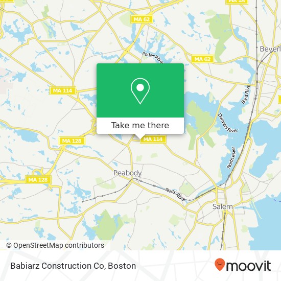 Mapa de Babiarz Construction Co