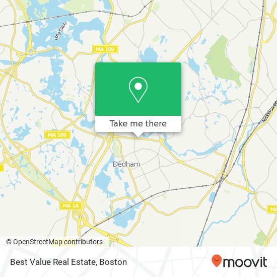 Best Value Real Estate map