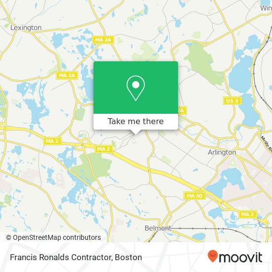 Mapa de Francis Ronalds Contractor