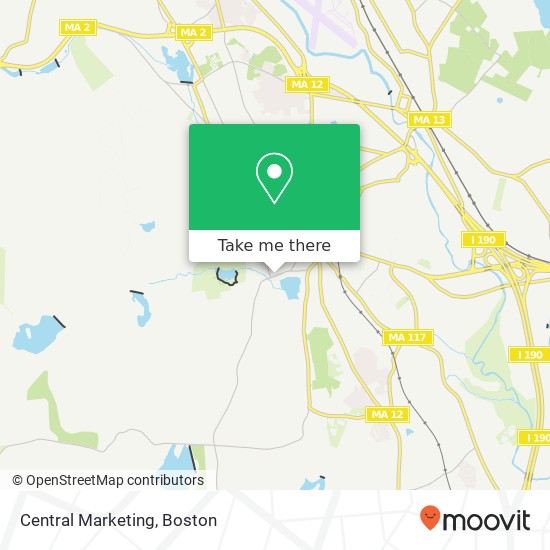 Mapa de Central Marketing