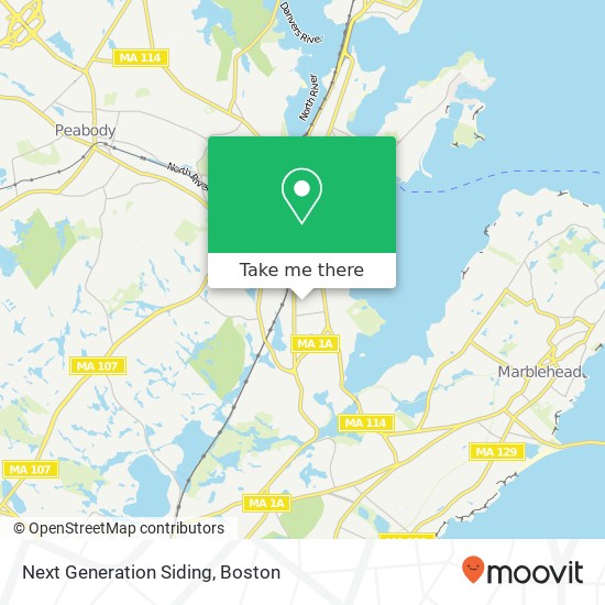 Mapa de Next Generation Siding