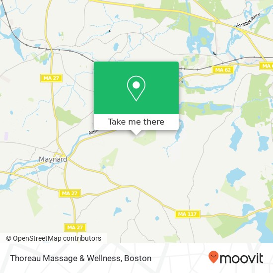 Thoreau Massage & Wellness map