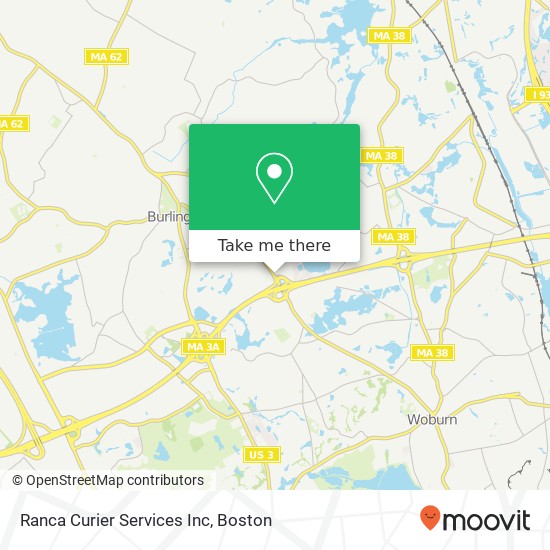 Mapa de Ranca Curier Services Inc