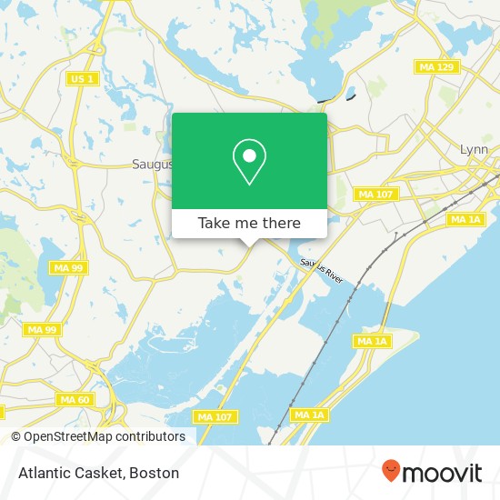 Atlantic Casket map
