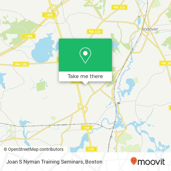 Joan S Nyman Training Seminars map