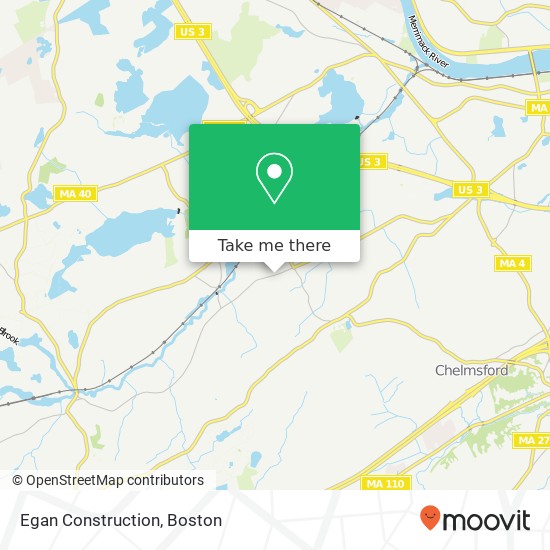 Mapa de Egan Construction