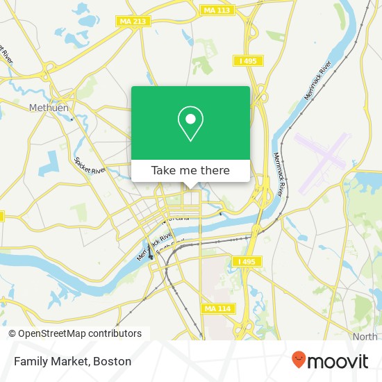 Mapa de Family Market