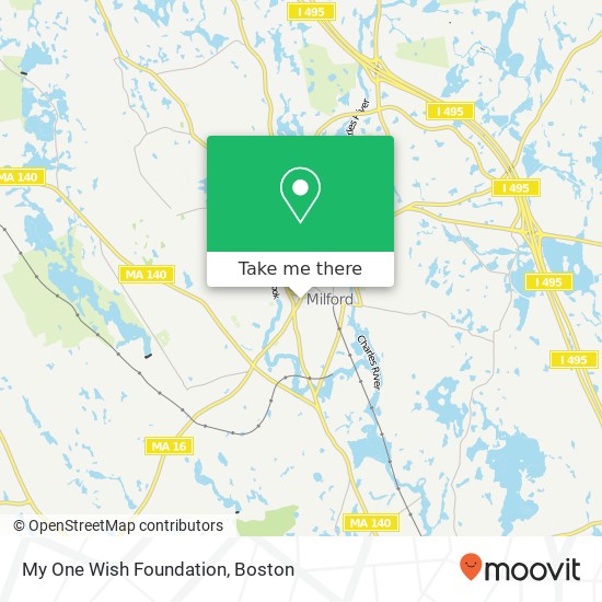 Mapa de My One Wish Foundation