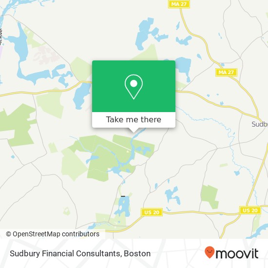 Sudbury Financial Consultants map