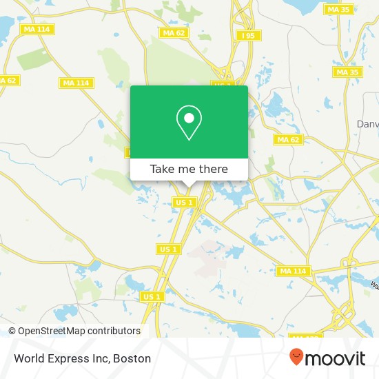 World Express Inc map