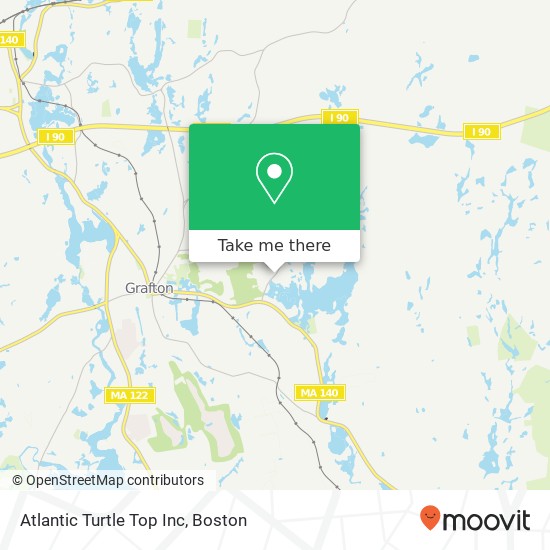 Atlantic Turtle Top Inc map