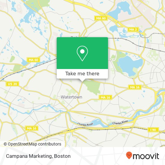 Campana Marketing map