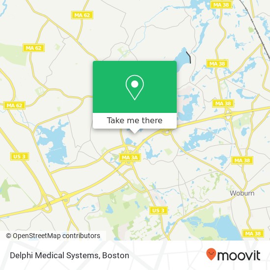 Delphi Medical Systems map