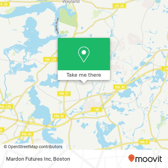 Mardon Futures Inc map