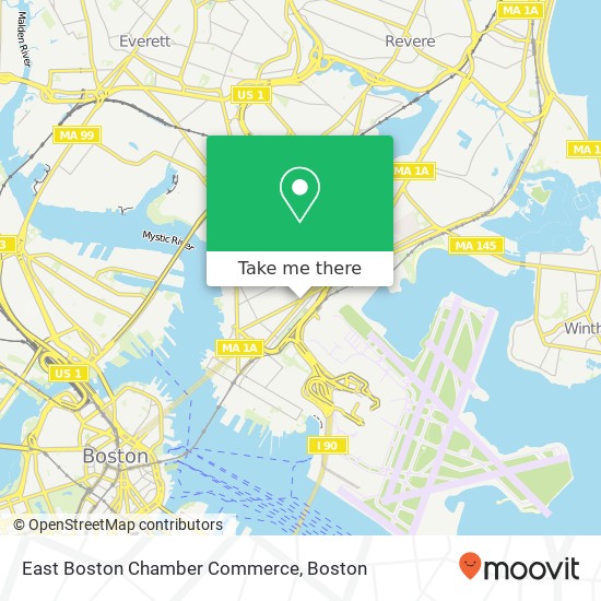 East Boston Chamber Commerce map