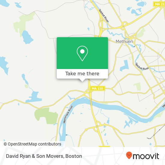 Mapa de David Ryan & Son Movers