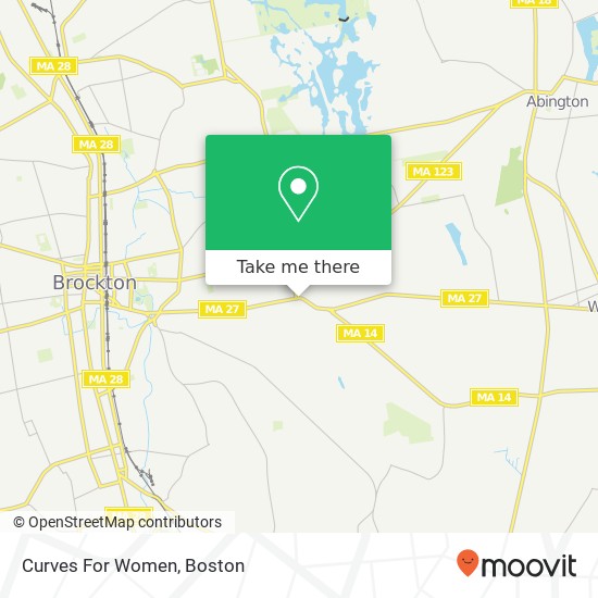 Curves For Women map