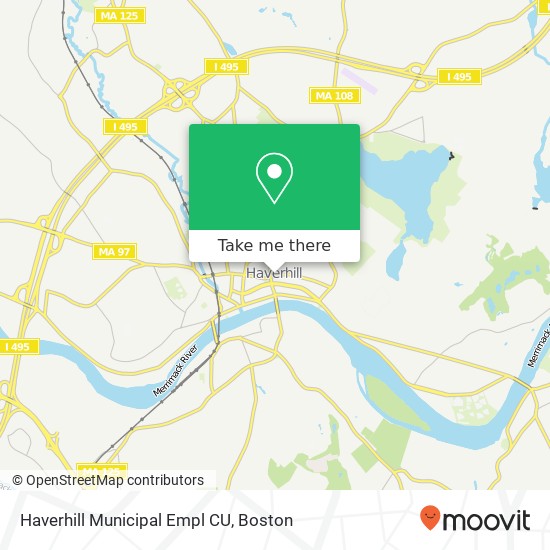 Mapa de Haverhill Municipal Empl CU