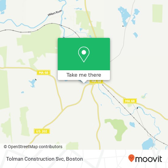 Tolman Construction Svc map